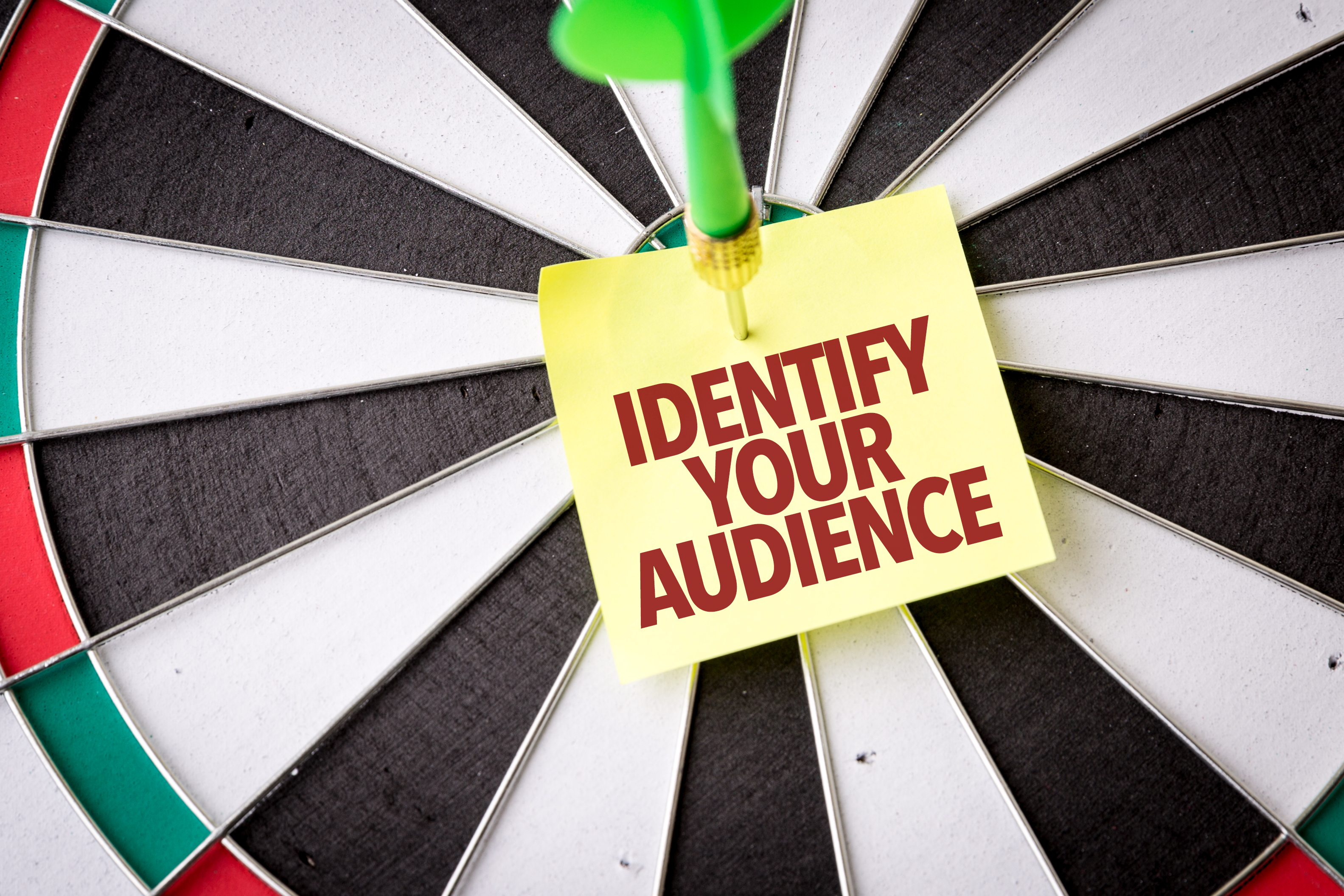 Target demographic image, Identify your audience on a target